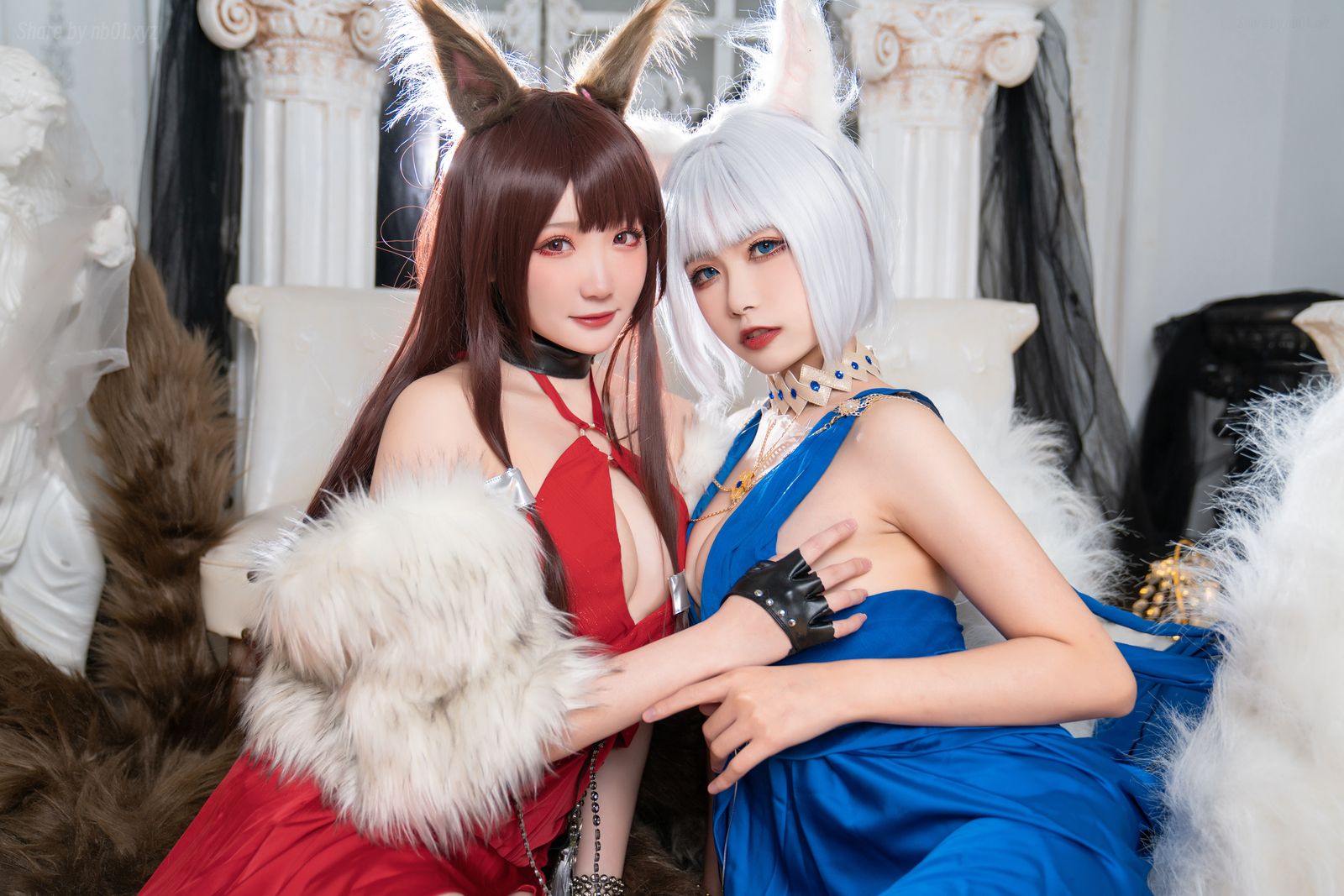 瓜希酱&Momoko葵葵 - 碧蓝航线_赤城&加贺_礼服(46P_351.7M) - 瓜希酱&Momoko葵葵 - 碧蓝航线_赤城&加贺_礼服(46P_351