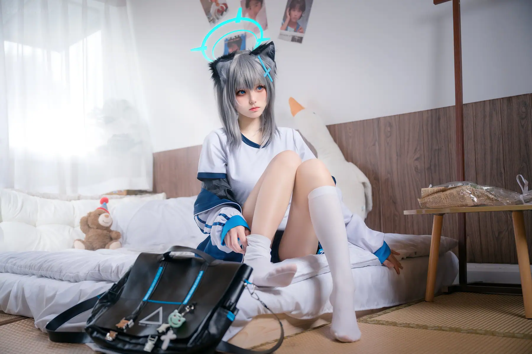 九柒喵 - 体操服白子(17P_25.1M) - 九柒喵 - 体操服白子(17P_25