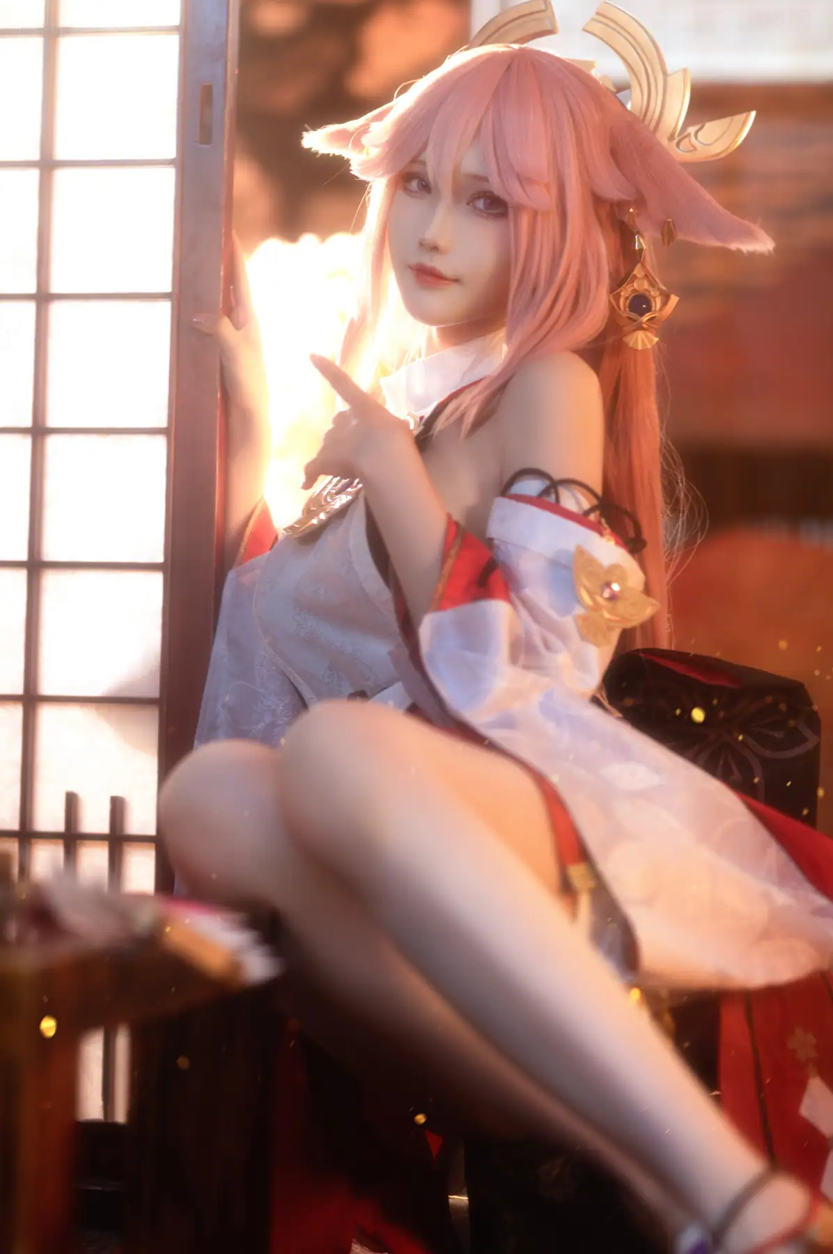花兮_honoka - 原神 八重神子(11P_24.7M) - 花兮_honoka - 原神 八重神子(11P_24