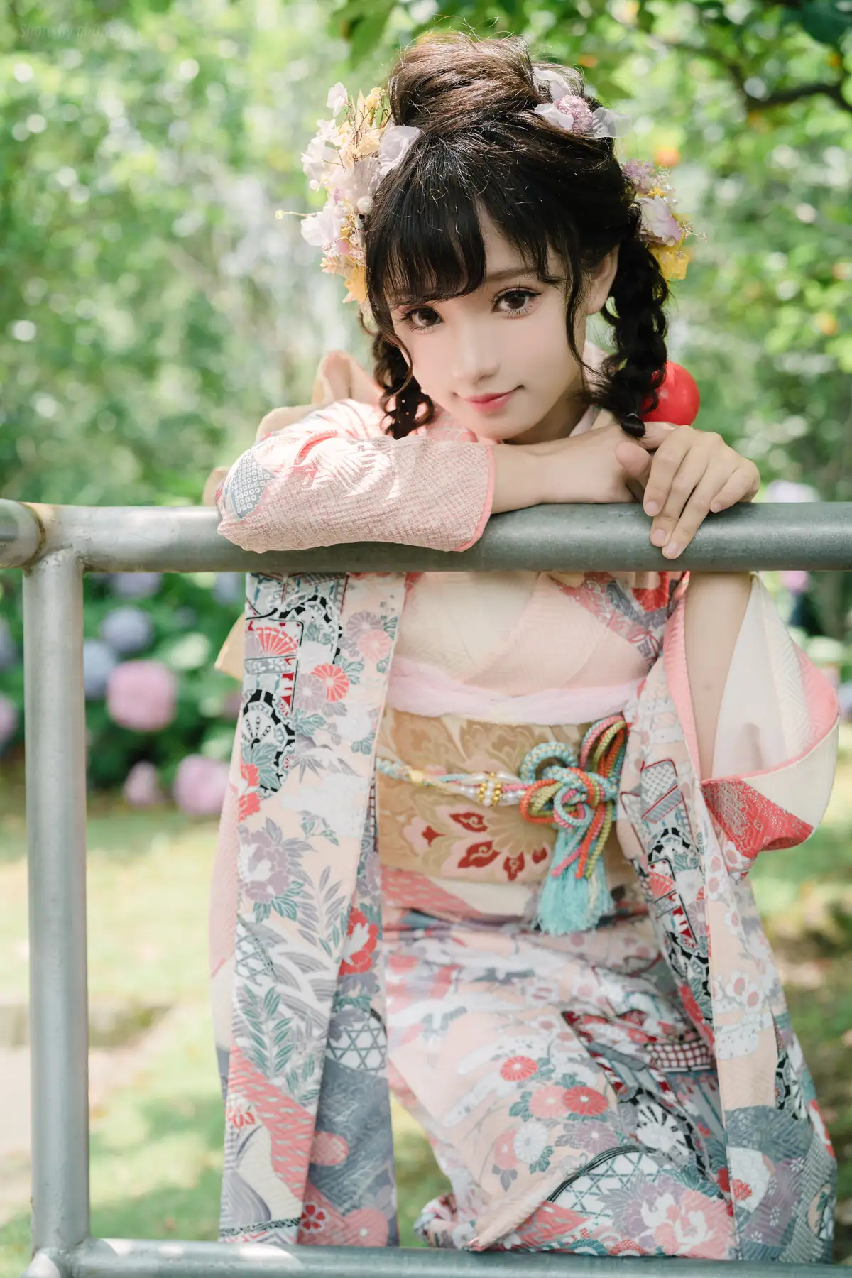 花柒Hana - 绣球花 和服(18P_119.4M) - 花柒Hana - 绣球花 和服(18P_119