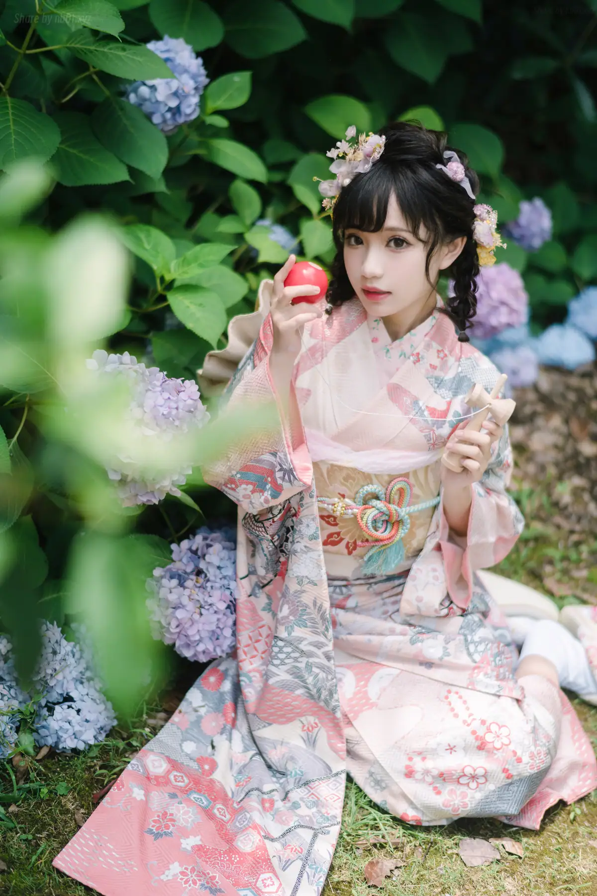 花柒Hana - 绣球花 和服(18P_119.4M) - 花柒Hana - 绣球花 和服(18P_119