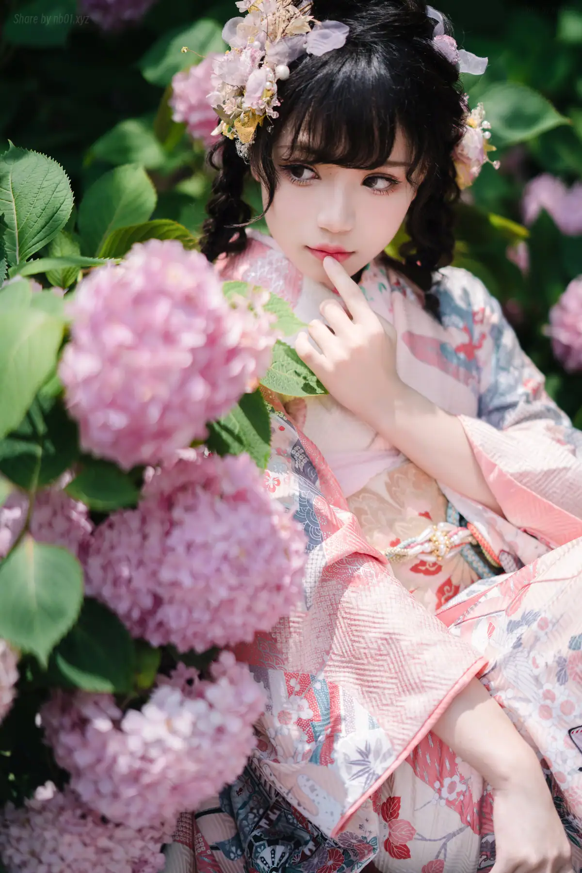 花柒Hana - 绣球花 和服(18P_119.4M) - 花柒Hana - 绣球花 和服(18P_119