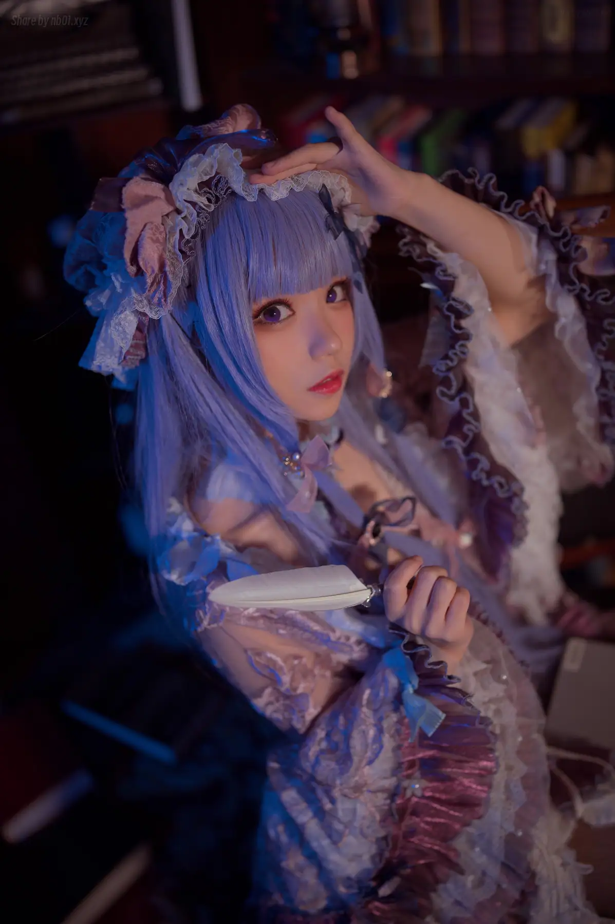 花柒Hana - 帕秋莉 睡衣(13P_24.7M) - 花柒Hana - 帕秋莉 睡衣(13P_24