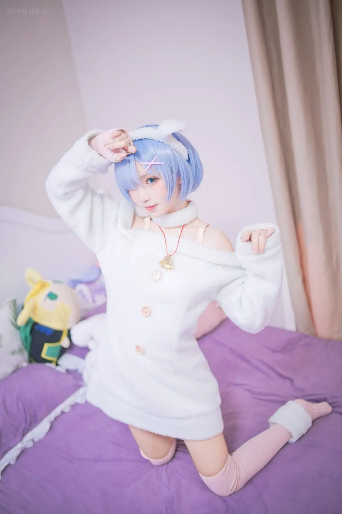 花柒Hana - 蕾姆 绵羊(9P_1.9M) - 花柒Hana - 蕾姆 绵羊(9P_1
