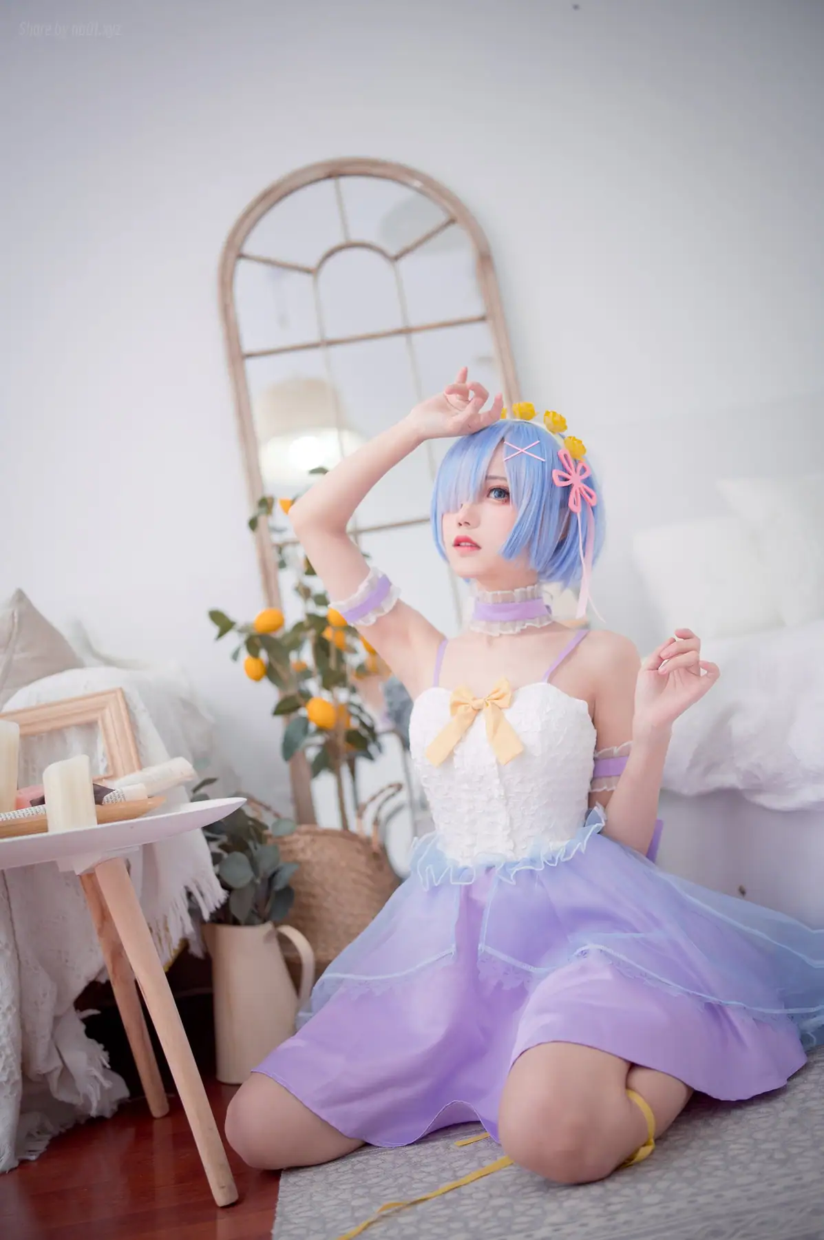 花柒Hana - 蕾姆天使 紫(15P_6.2M) - 花柒Hana - 蕾姆天使 紫(15P_6