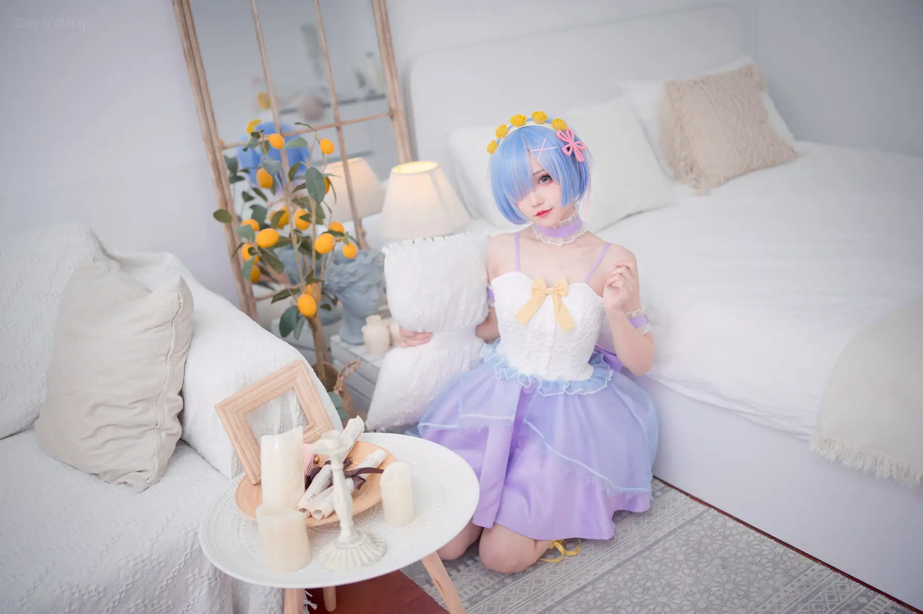 花柒Hana - 蕾姆天使 紫(15P_6.2M) - 花柒Hana - 蕾姆天使 紫(15P_6