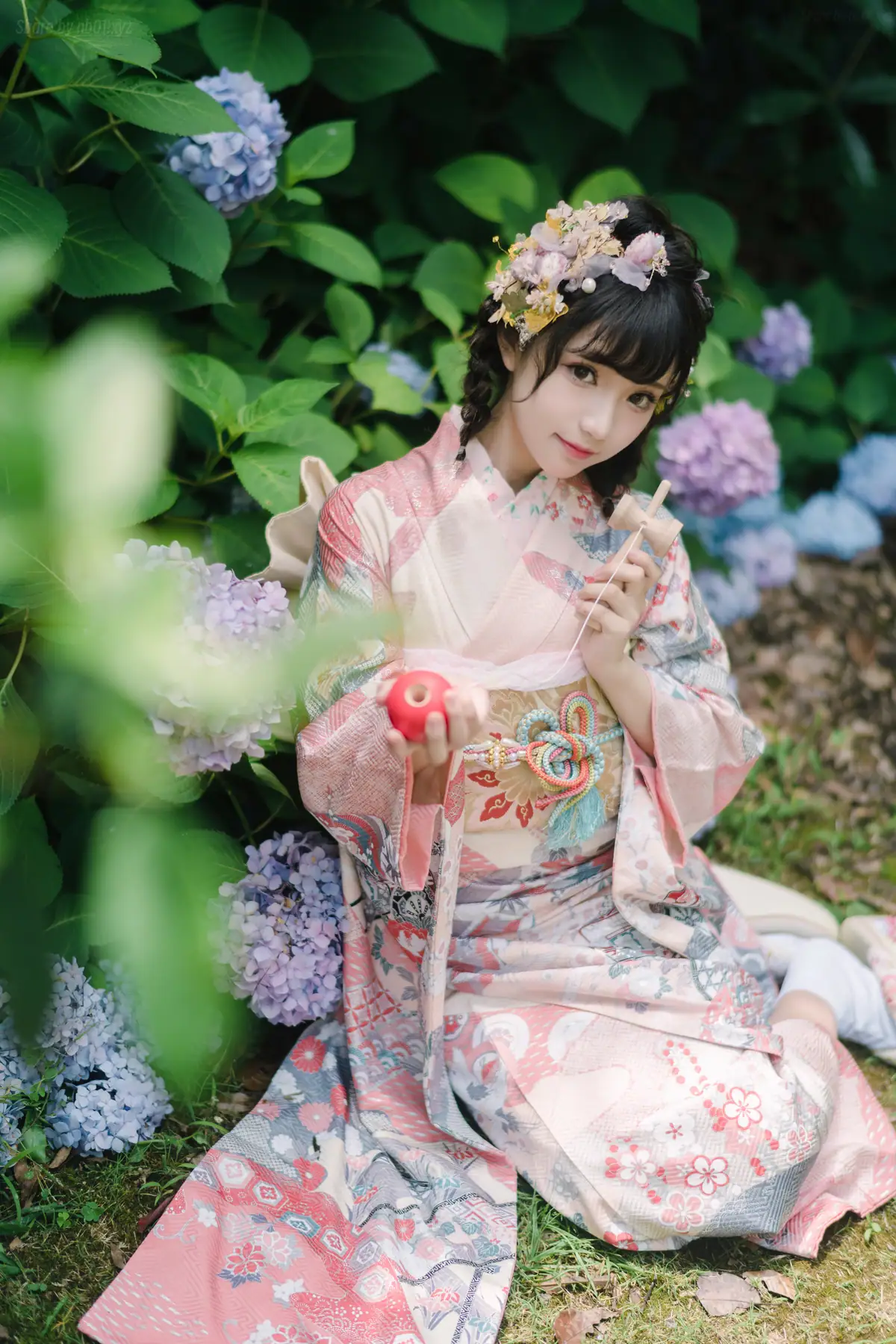 花柒Hana - 绣球花 和服(18P_119.4M) - 花柒Hana - 绣球花 和服(18P_119