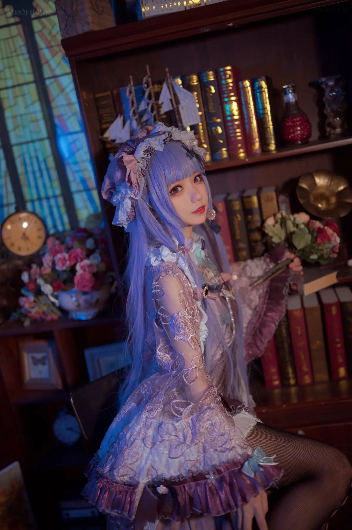 花柒Hana - 帕秋莉 睡衣(13P_24.7M) - 花柒Hana - 帕秋莉 睡衣(13P_24