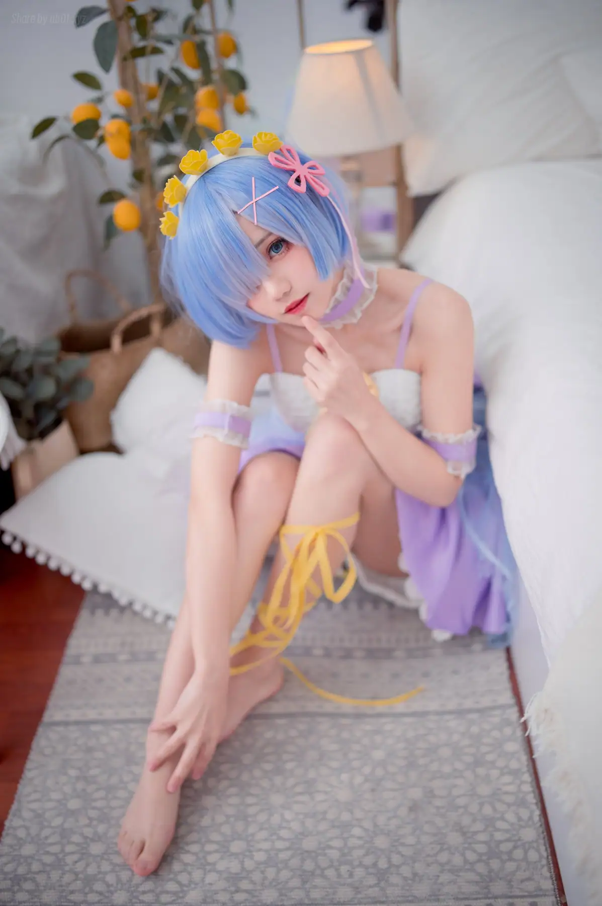 花柒Hana - 蕾姆天使 紫(15P_6.2M) - 花柒Hana - 蕾姆天使 紫(15P_6