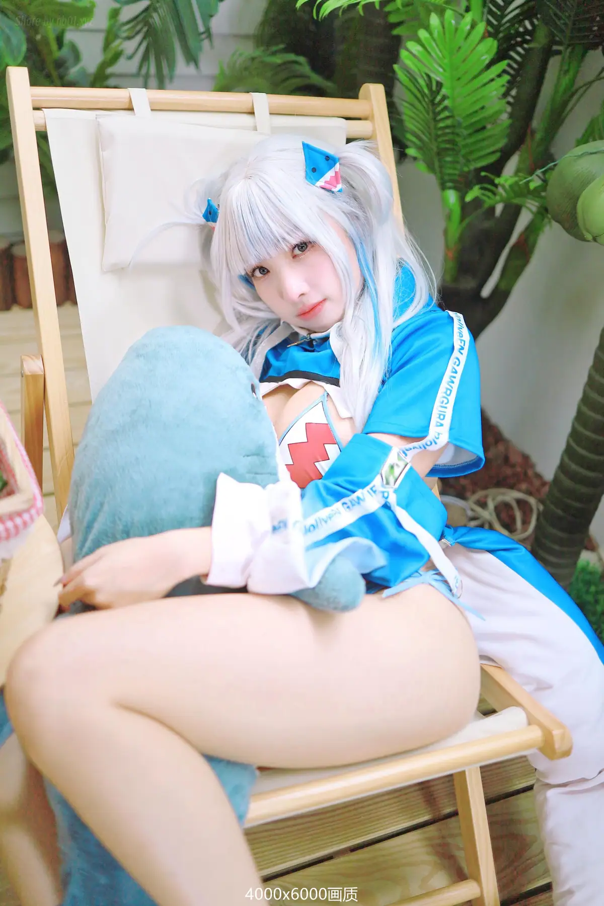 慕慕Momo - 鲨鱼制服 Gura(57P+1V_3.2G) - 慕慕Momo - 鲨鱼制服 Gura(57P+1V_3