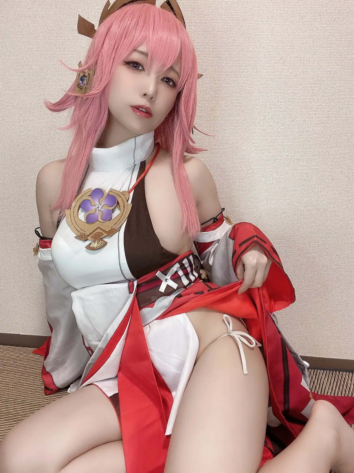 Rizuna - 原神 八重神子 自拍(90P_62.0M) - Rizuna - 原神 八重神子 自拍(90P_62
