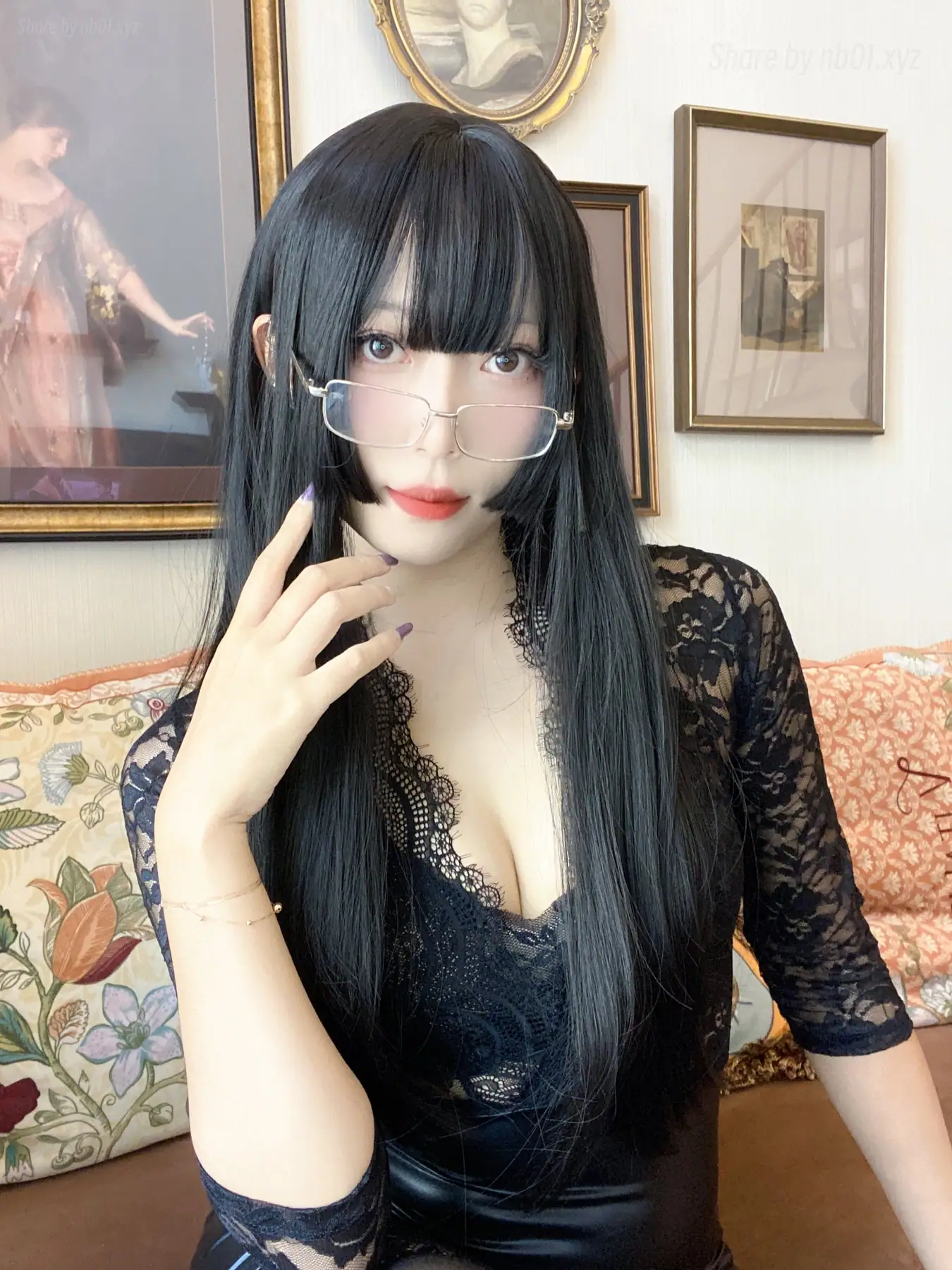 Money冷冷 - 黑蕾丝(48P_54.2M) Money冷冷 - 黑蕾丝(48P_54.2M)_nb01.xyz_0001
