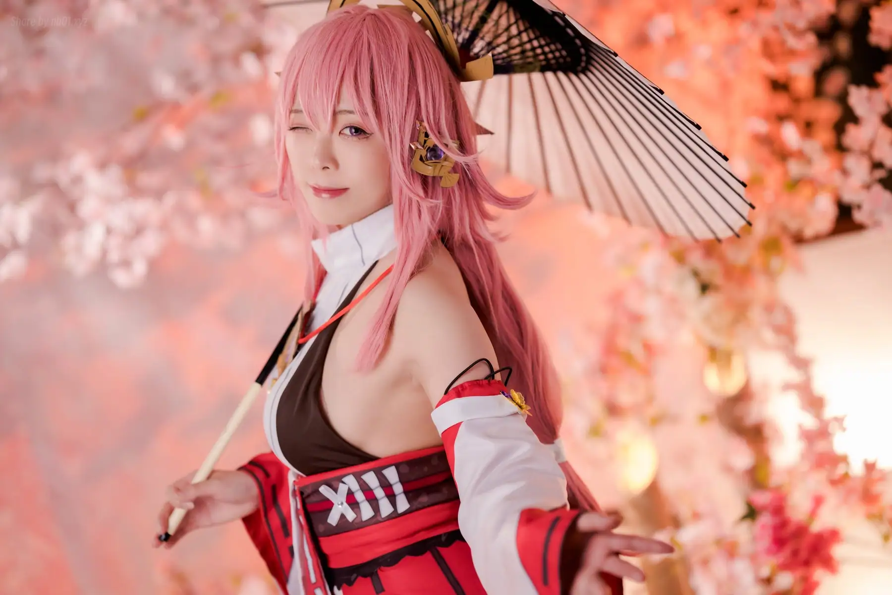 Rizuna - 原神 八重神子 八重樱(181P_68.5M) - Rizuna - 原神 八重神子 八重樱(181P_68