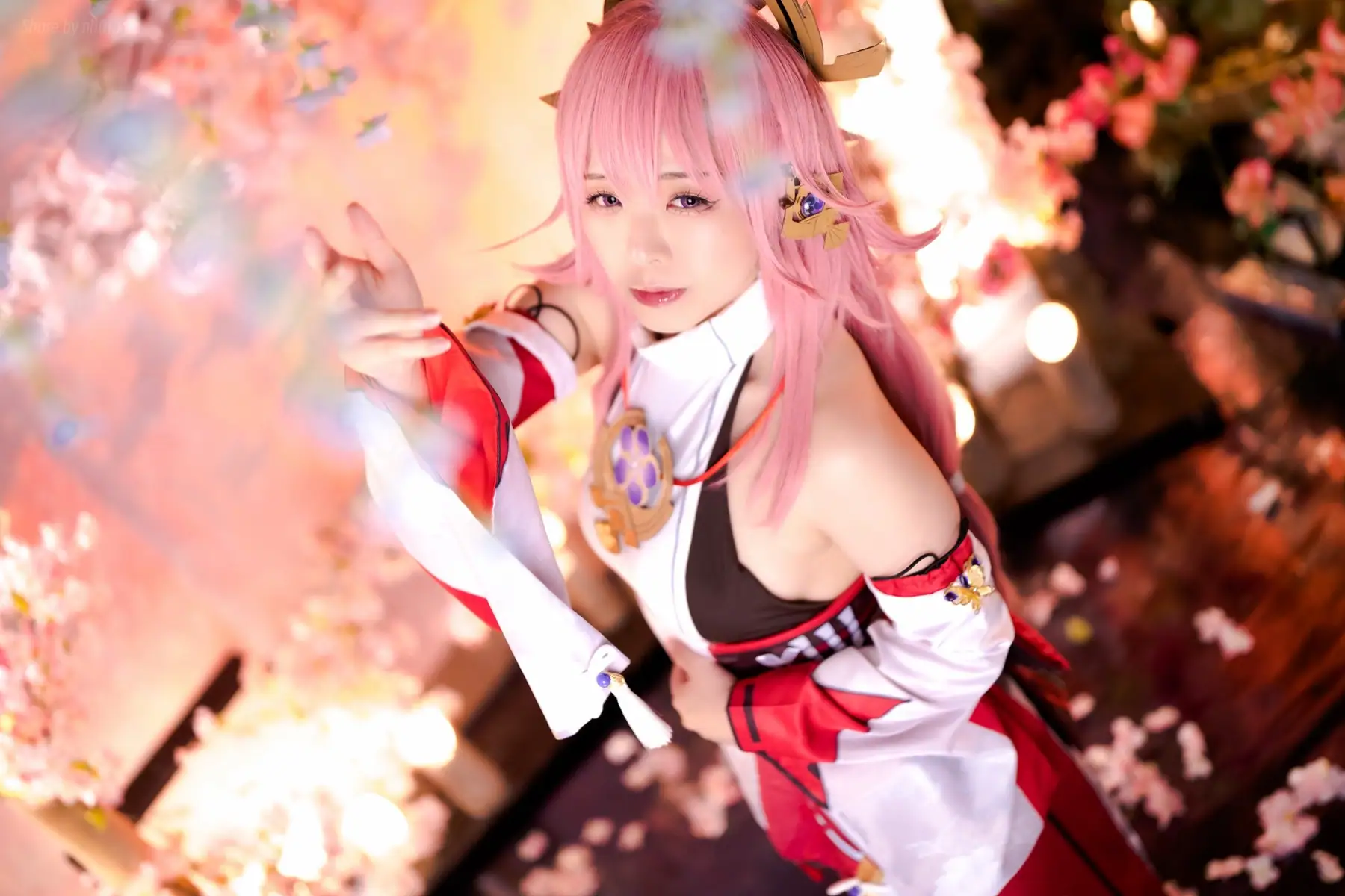 Rizuna - 原神 八重神子 八重樱(181P_68.5M) - Rizuna - 原神 八重神子 八重樱(181P_68