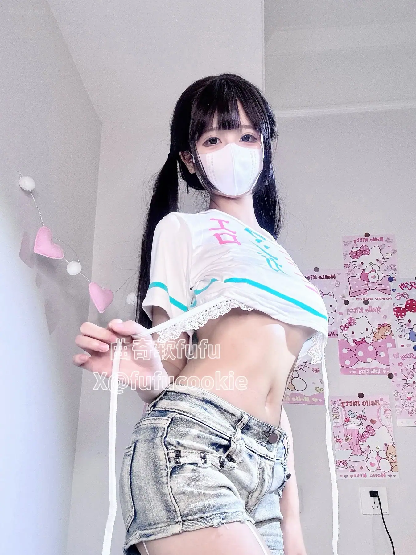 曲奇软fufu - 短T牛仔裤(53P_52.7M) 曲奇软fufu - 短T牛仔裤(53P_52.7M)_nb01.xyz_0001