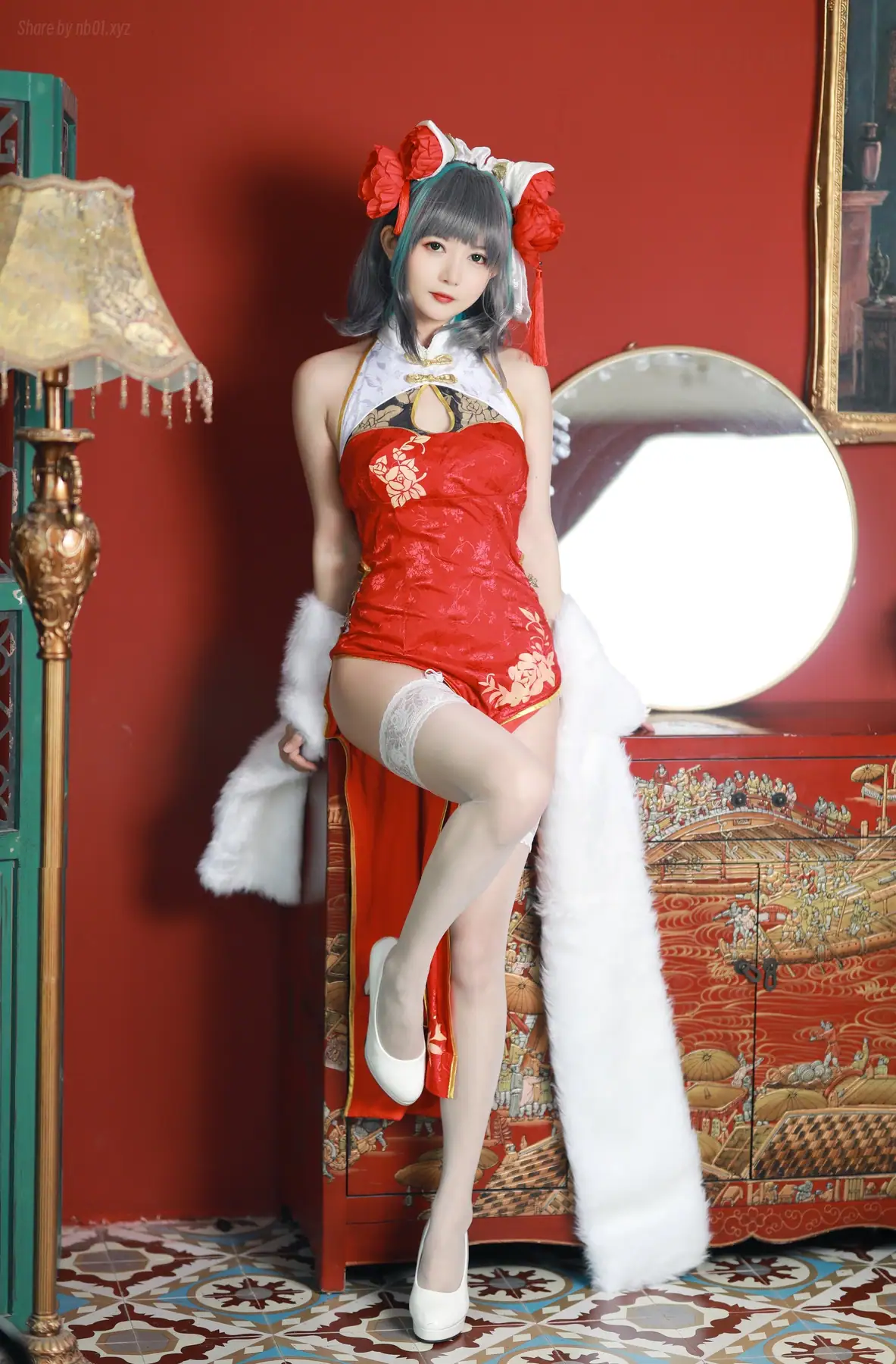 51酱 - 碧蓝航线 柴郡新春旗袍(12P_12.6M) 51酱 - 碧蓝航线 柴郡新春旗袍(12P_12.6M)_nb01.xyz_0010 图片6