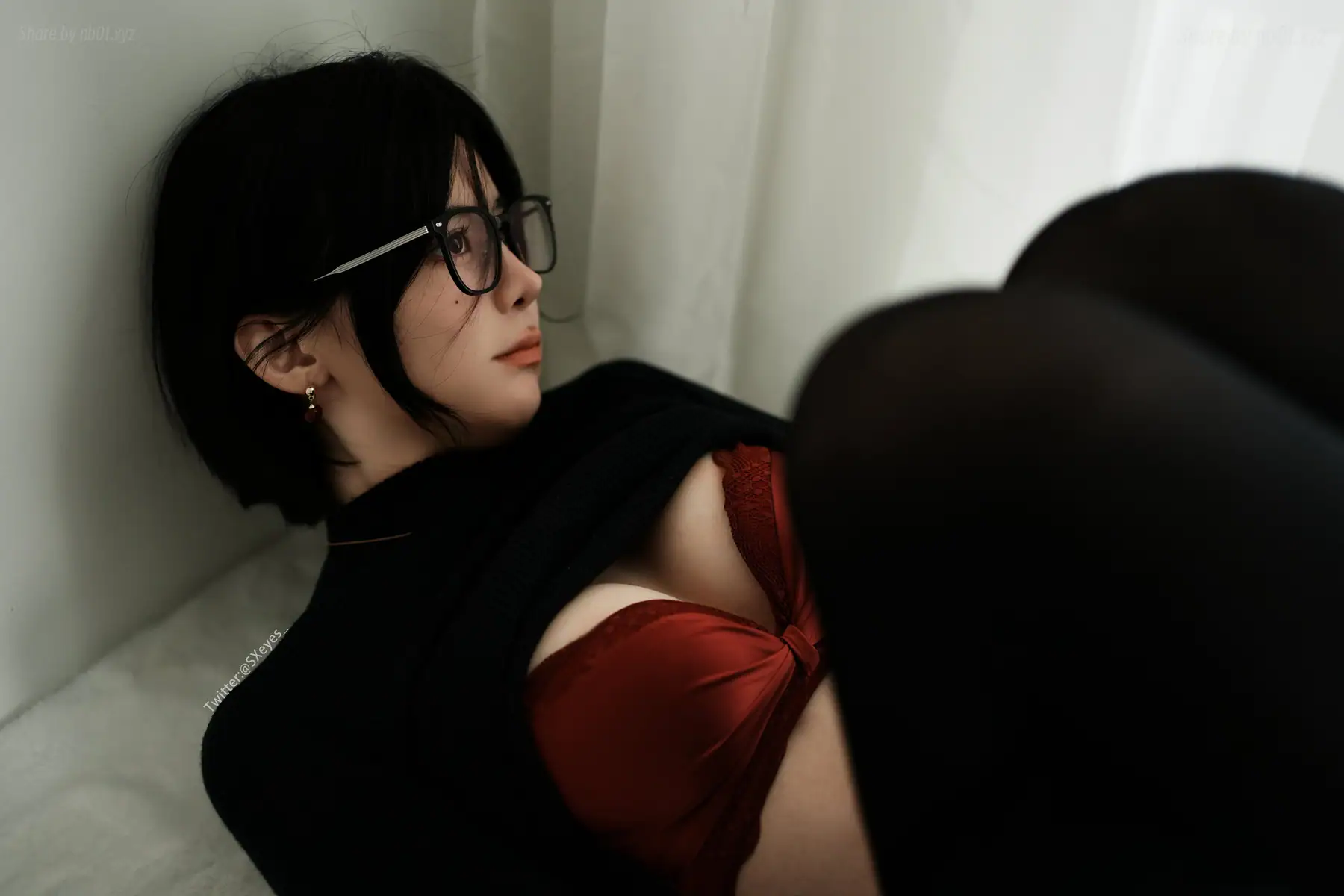 眼酱大魔王w - 2024贺岁图-黑红(41P_93.5M) 眼酱大魔王w - 2024贺岁图-黑红(41P_93.5M)_nb01.xyz_0014 图片3