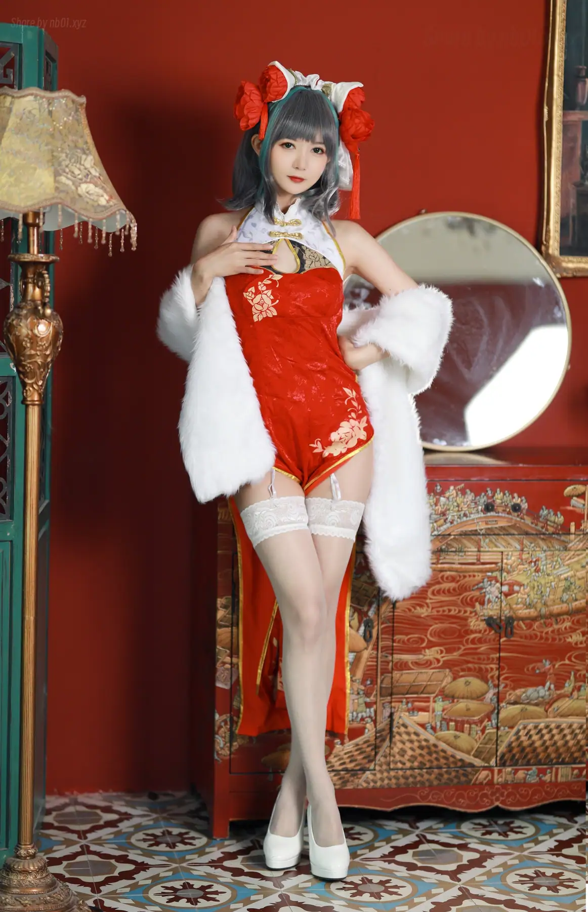 51酱 - 碧蓝航线 柴郡新春旗袍(12P_12.6M) 51酱 - 碧蓝航线 柴郡新春旗袍(12P_12.6M)_nb01.xyz_0009 图片5