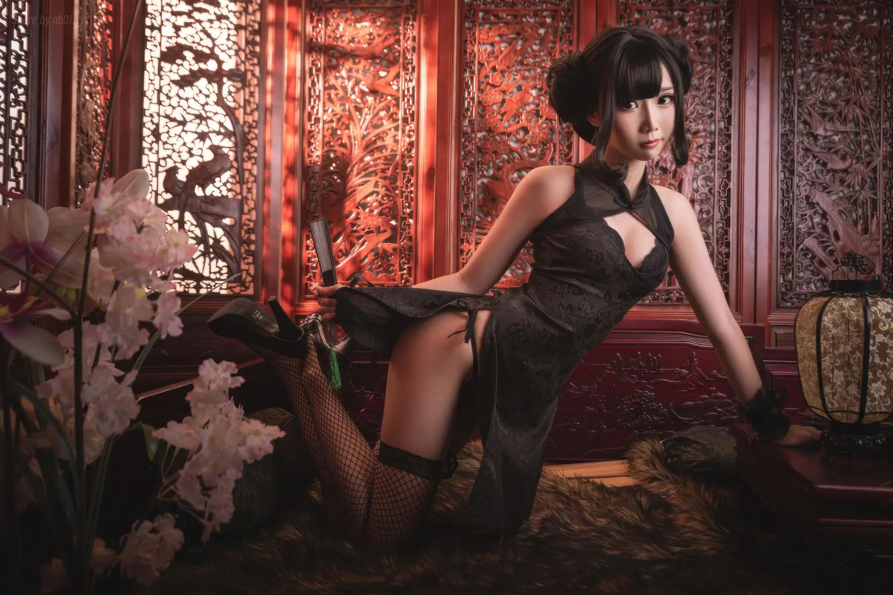 面饼仙儿 - 魔女旗袍(33P_61.3M) 面饼仙儿 - 魔女旗袍(33P_61.3M)_nb01.xyz_0003 图片3