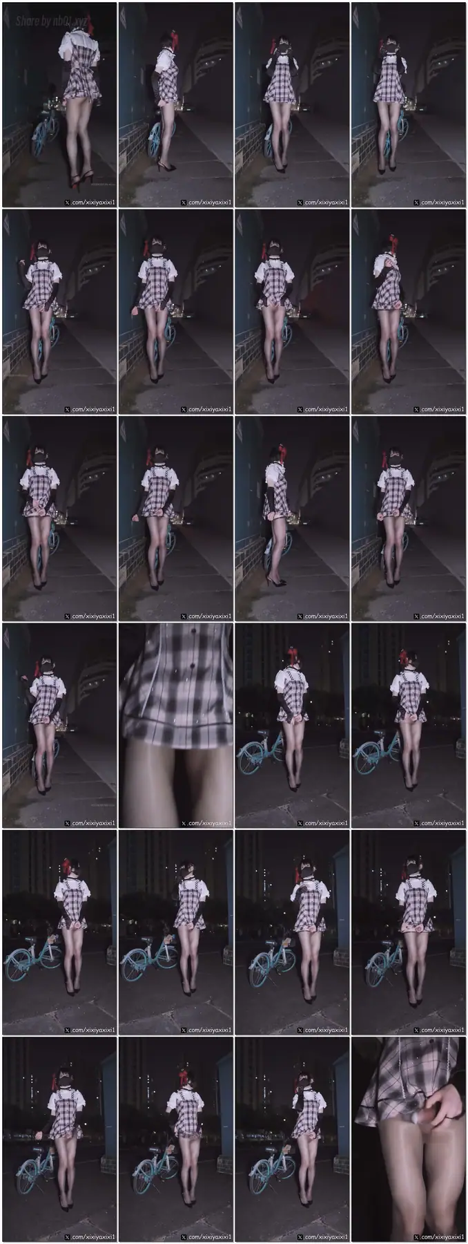 曦曦呀曦曦(@xixiyaxixi) - t038 [1080p] 格子连衣裙户外 checkered dress outdoor 曦曦呀曦曦(@xixiyaxixi) - t038 [1080p] 格子连衣裙户外 checkered dres...