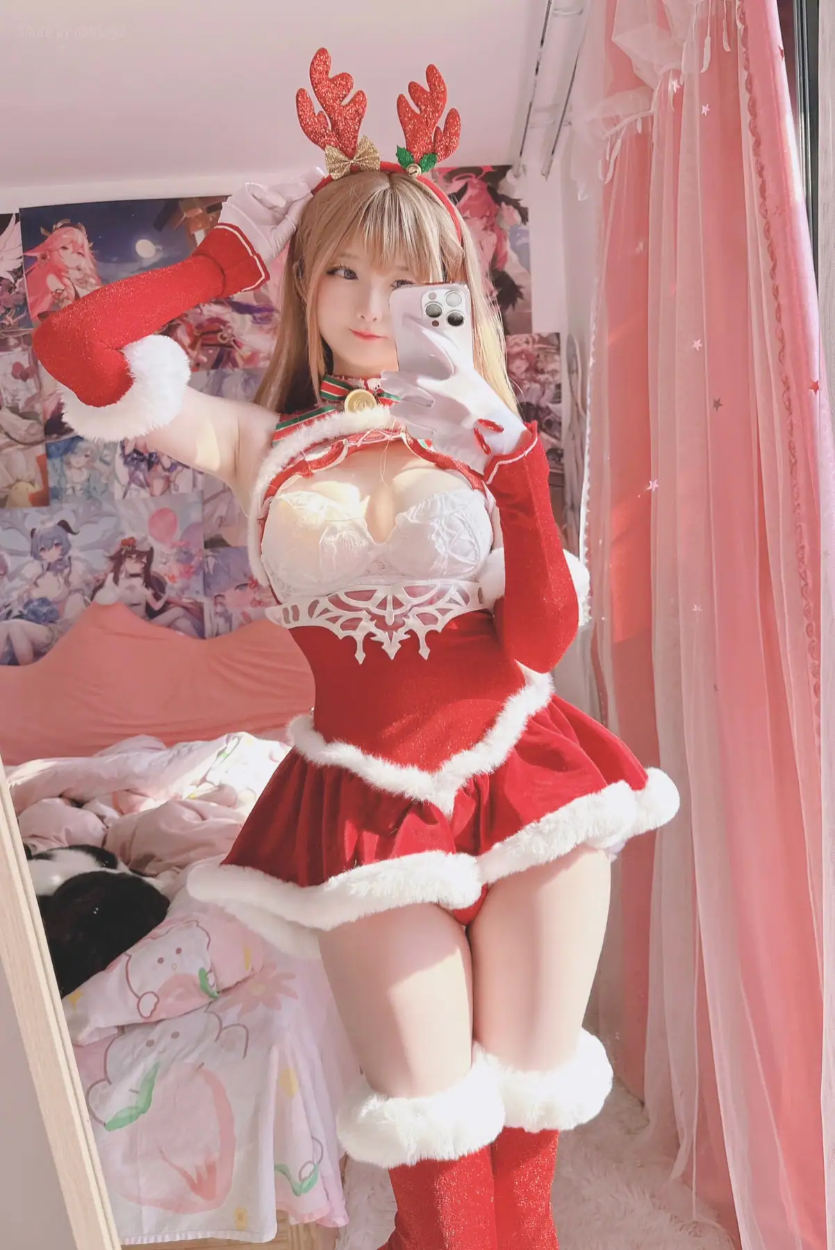 习呆呆 Misa呆呆 - 2024.12.22 サンタ(16P_12.0M) 习呆呆 Misa呆呆 - 2024.12.22 サンタ(16P_12.0M)_nb01.xyz_0002 图片2