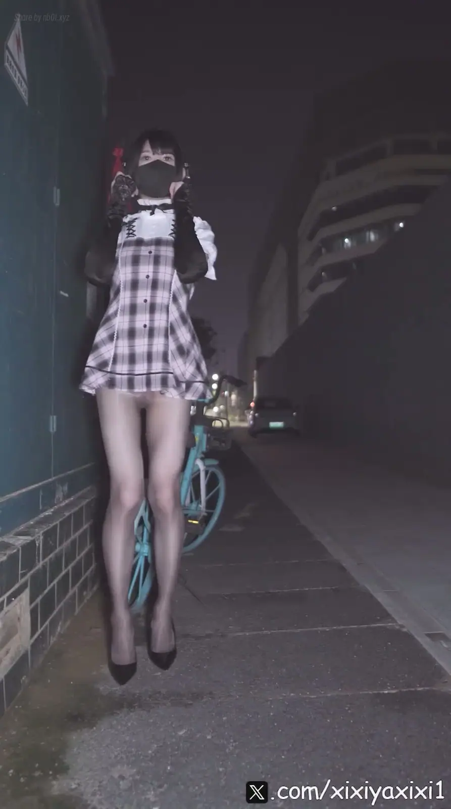 曦曦呀曦曦(@xixiyaxixi) - t038 [1080p] 格子连衣裙户外 checkered dress outdoor 曦曦呀曦曦(@xixiyaxixi) - t038 [1080p] 格子连衣裙户外 checkered dres...