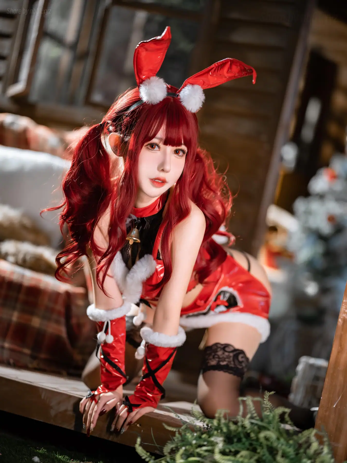 仙女月 - 红色圣诞兔(32P_401.2M) 仙女月 - 红色圣诞兔(32P_401.2M)_nb01.xyz_0001