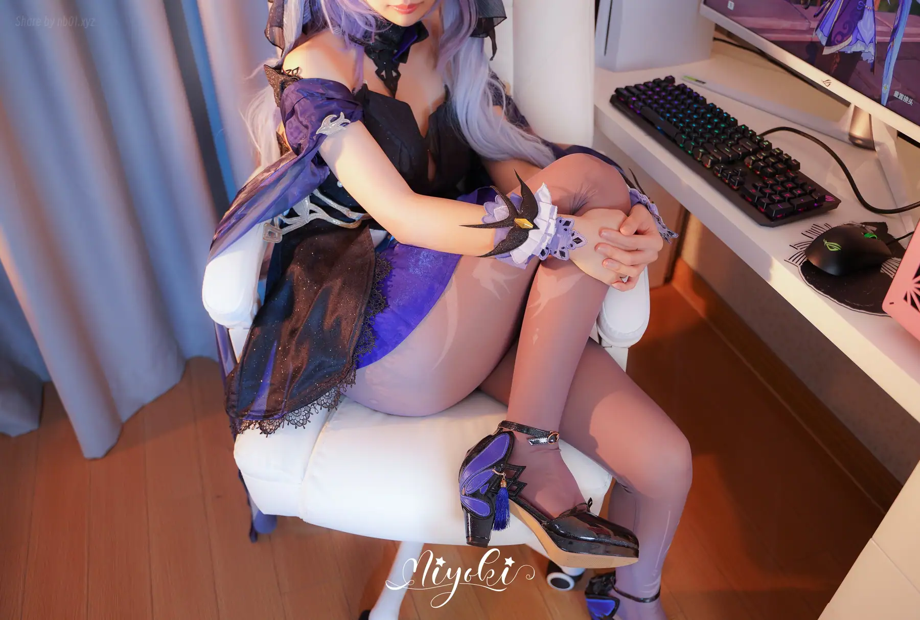 铃木美咲(Misaki Suzuki) - 刻晴霓裾翩跹篇(25P+1V_2.4G) 铃木美咲(Misaki Suzuki) - 刻晴霓裾翩跹篇(25P+1V_2.4G)_nb01.xyz_0007 图片3