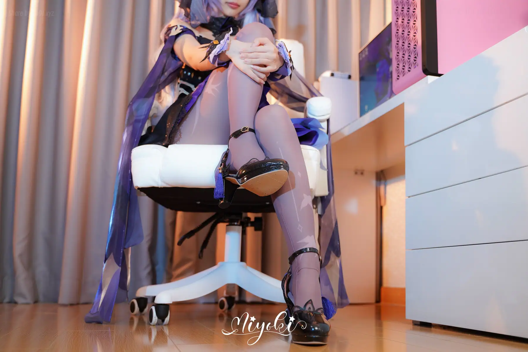 铃木美咲(Misaki Suzuki) - 刻晴霓裾翩跹篇(25P+1V_2.4G) 铃木美咲(Misaki Suzuki) - 刻晴霓裾翩跹篇(25P+1V_2.4G)_nb01.xyz_0002 图片2