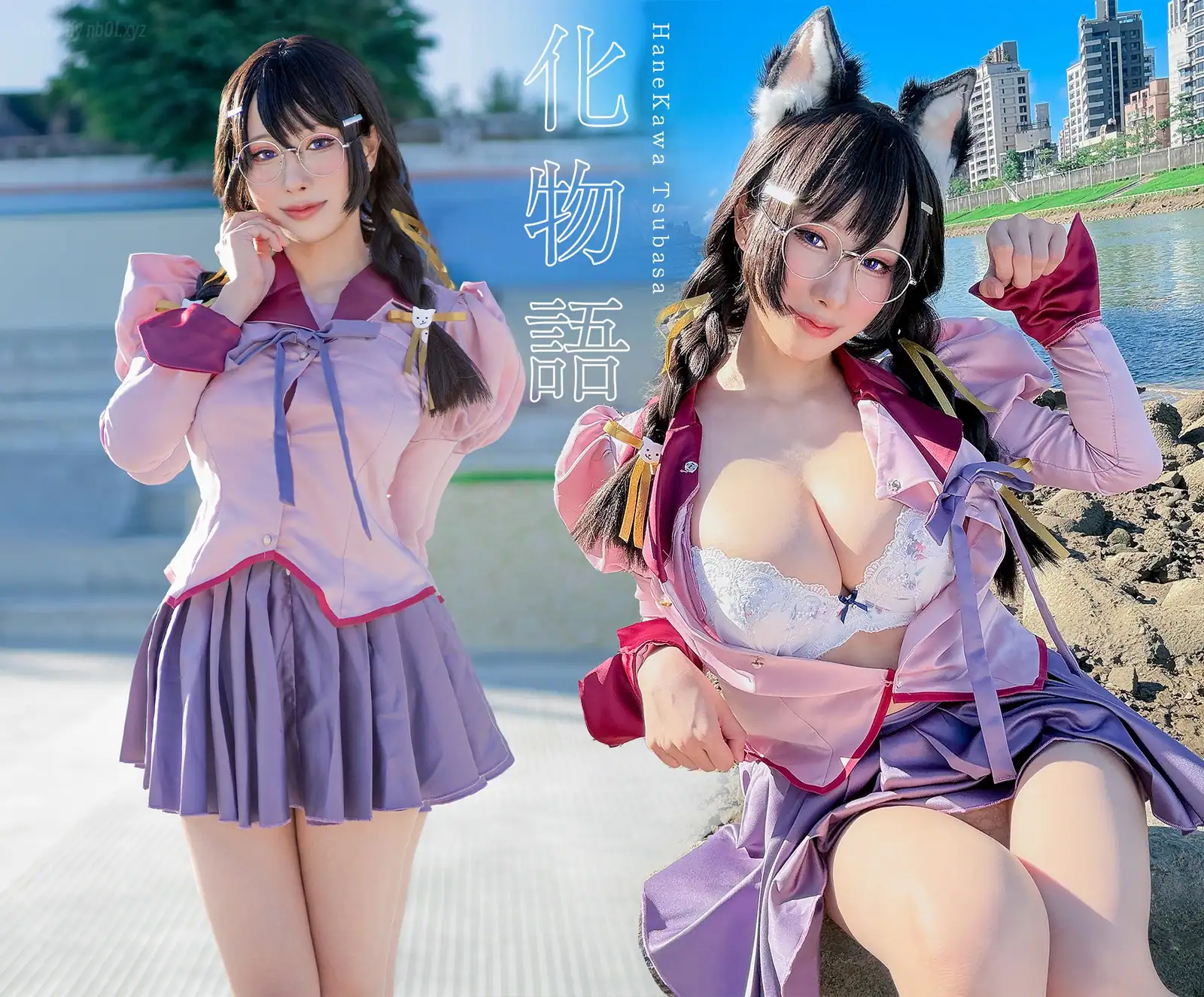 HaneAme雨波 - 2025-11月订阅_TIER-1🍁 Bakemonogatari HaneKawa Tsubasa 化物語 羽川翼(43P+5V_114.3M) HaneAme雨波 - 2025-11月订阅_TIER-1🍁 Bakem...