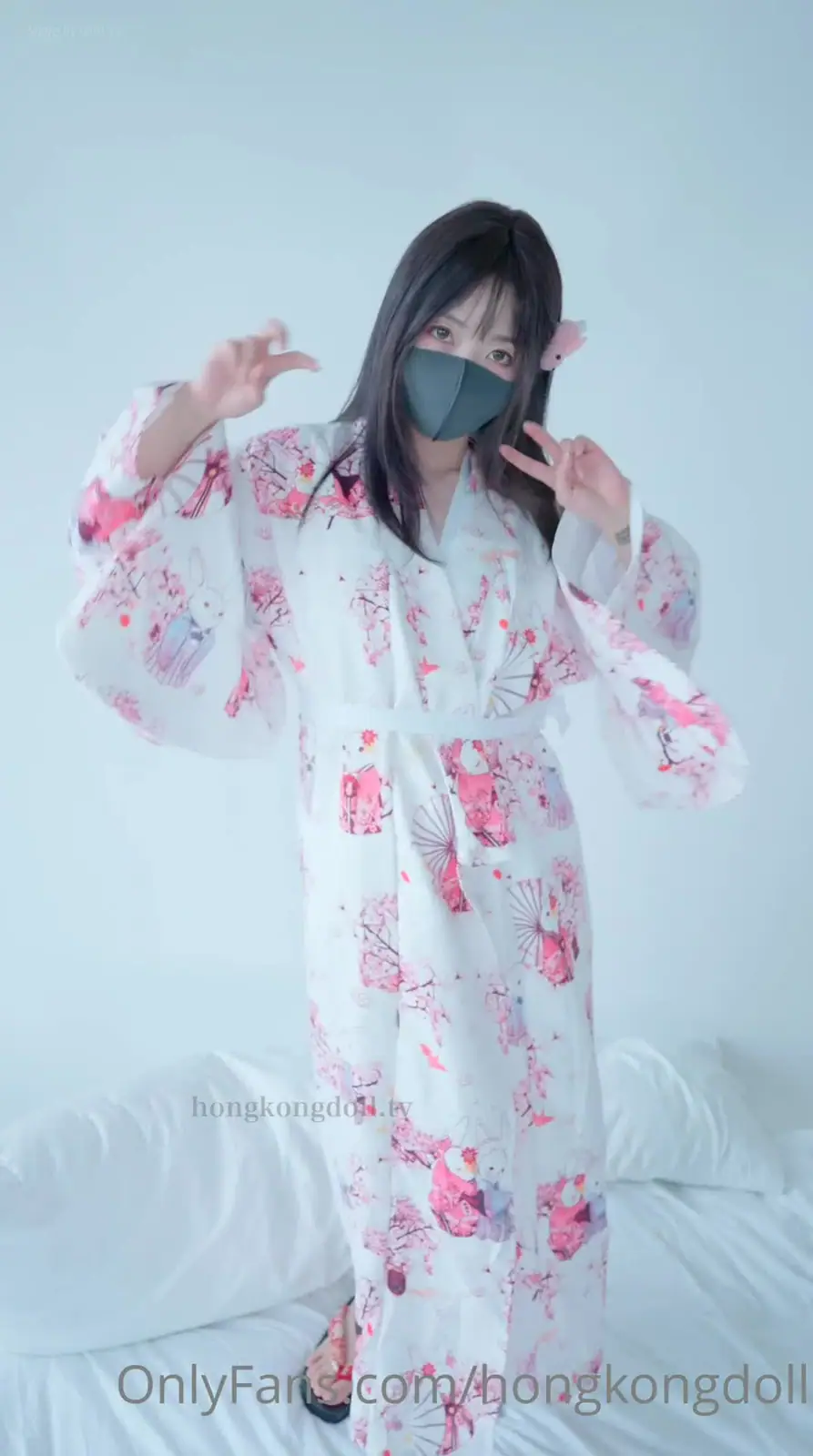 HongKongDoll - 2023-08-07_豎屏花絮 - 5分鐘 Vertical Teasing - 5 Minutes 最近拍了很多和服題材的作品，喜歡可可愛愛(8P+1V_190.5M) HongKongDoll - 2023-0...