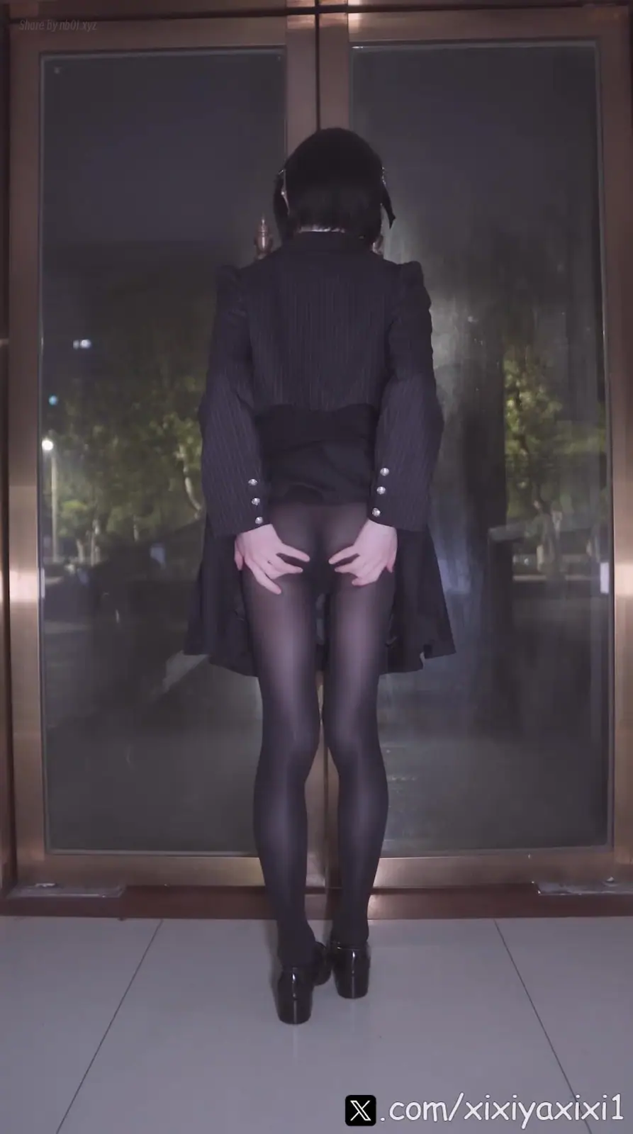 曦曦呀曦曦(@xixiyaxixi) - T041 黑灰学院西服裙 在公寓_Blazer dress apartment(7P+1V_309.1M) 曦曦呀曦曦(@xixiyaxixi) - T041 黑灰学院西服裙 在公寓_Blazer dr...