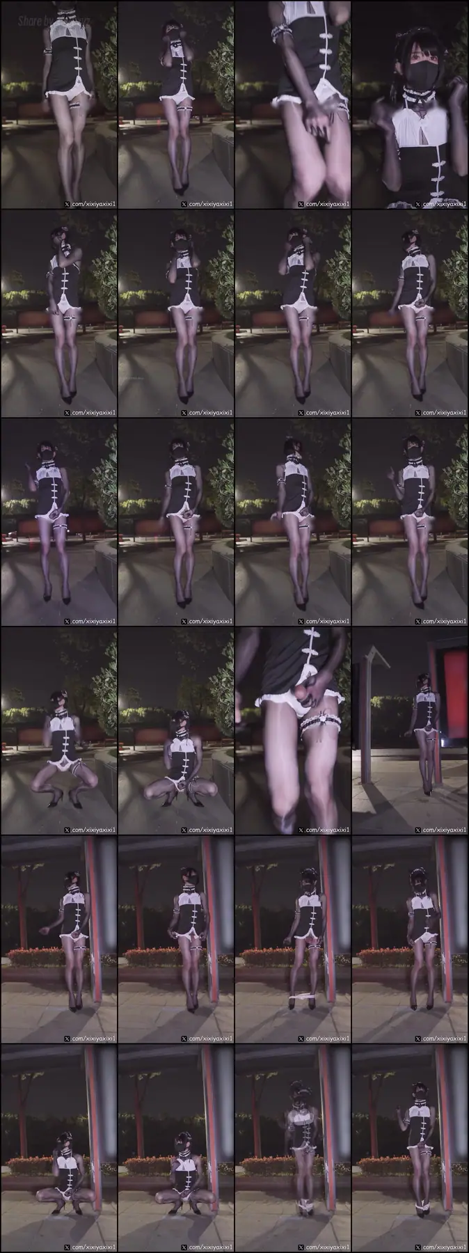 曦曦呀曦曦(@xixiyaxixi) - T024 [1080p] 挂脖露背连衣裙 公交车站旁_bodycon dress bus stop(8P+1V_226.2M) 曦曦呀曦曦(@xixiyaxixi) - T024 [1080p] 挂脖露...