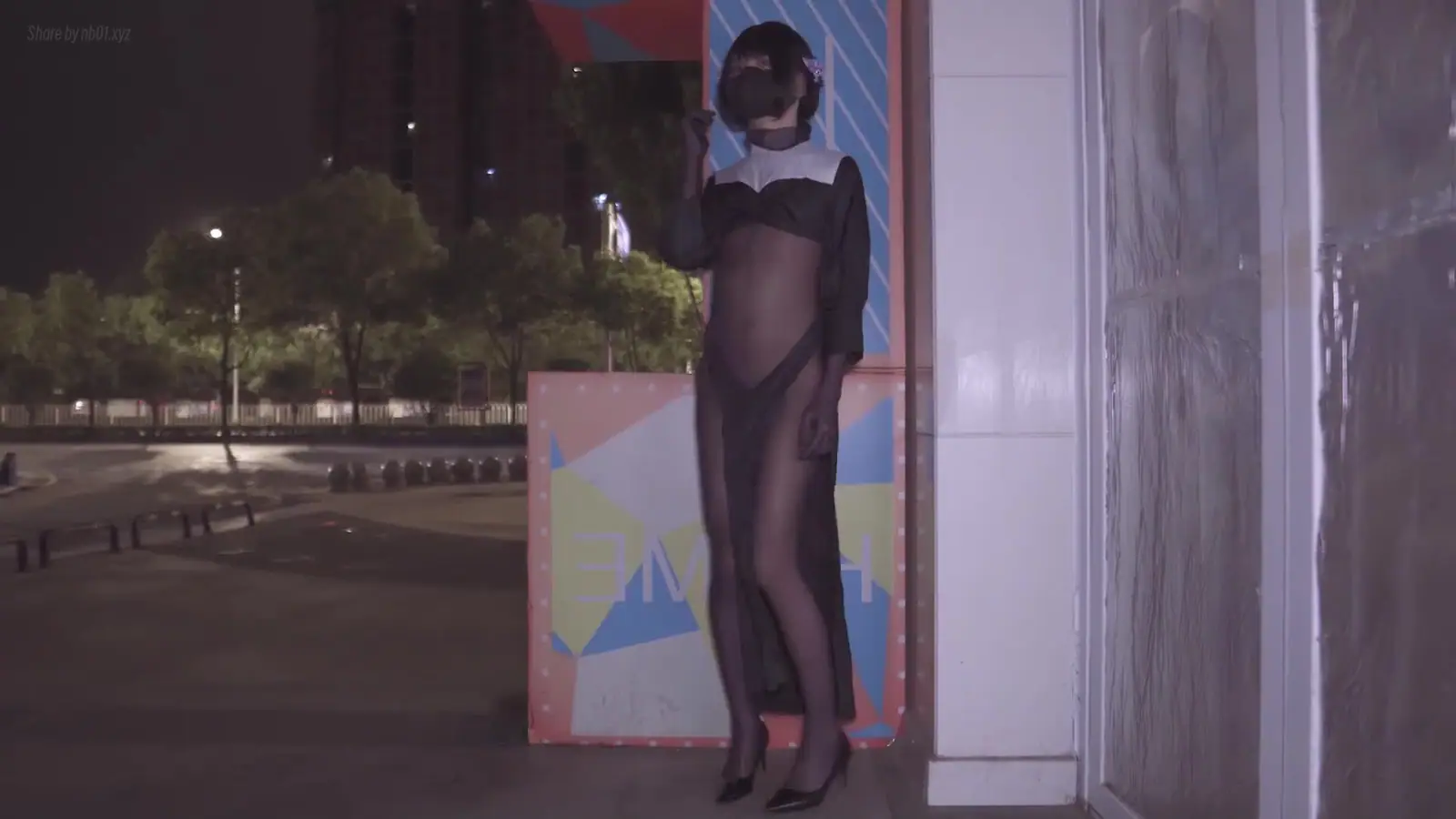曦曦呀曦曦(@xixiyaxixi) - T015 [1080p] 修女服连身袜户外 Nun costume bodystocking outdoor_1(6P+1V_180.4M) 曦曦呀曦曦(@xixiyaxixi) - T015 [108...
