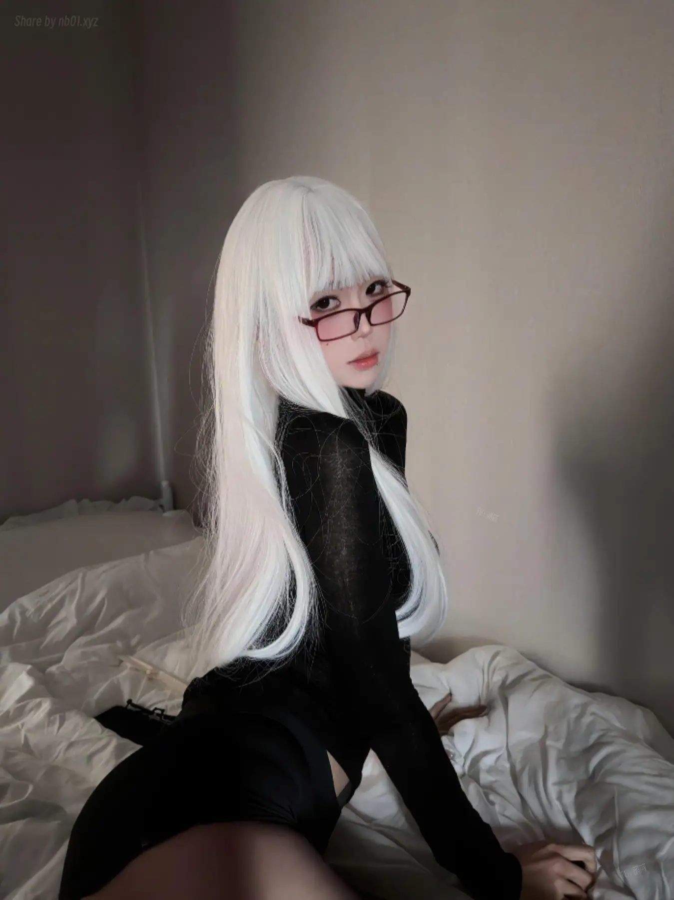 麻薯好吃 - 暗夜纯白(52P_88.3M) 麻薯好吃 - 暗夜纯白(52P_88.3M)_nb01.xyz_0001