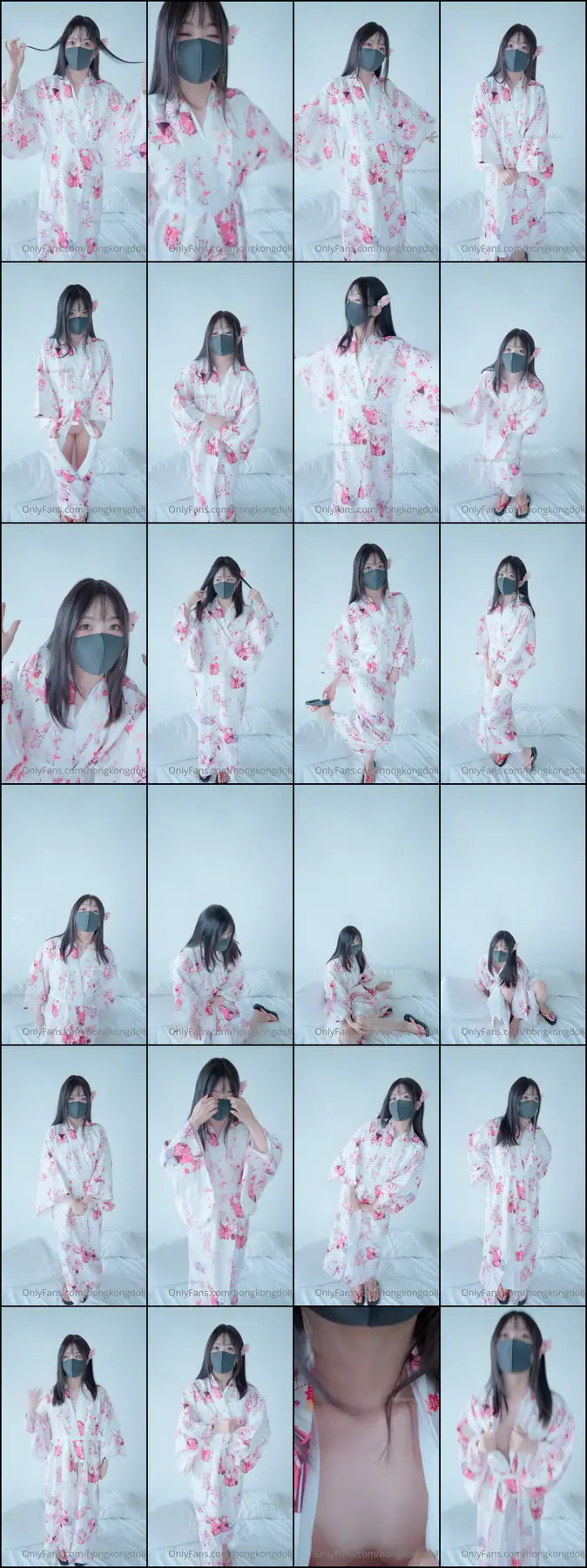 HongKongDoll - 2023-08-07_豎屏花絮 - 5分鐘 Vertical Teasing - 5 Minutes 最近拍了很多和服題材的作品，喜歡可可愛愛(8P+1V_190.5M) HongKongDoll - 2023-0...