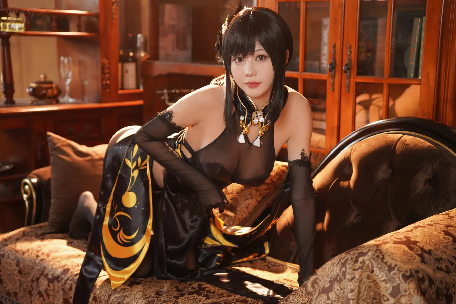 无影喵喵Ghost - 镇海黑旗袍(131P+4V_2.7G) 无影喵喵Ghost - 镇海黑旗袍(131P+4V_2.7G)_nb01.xyz_0052 图片3