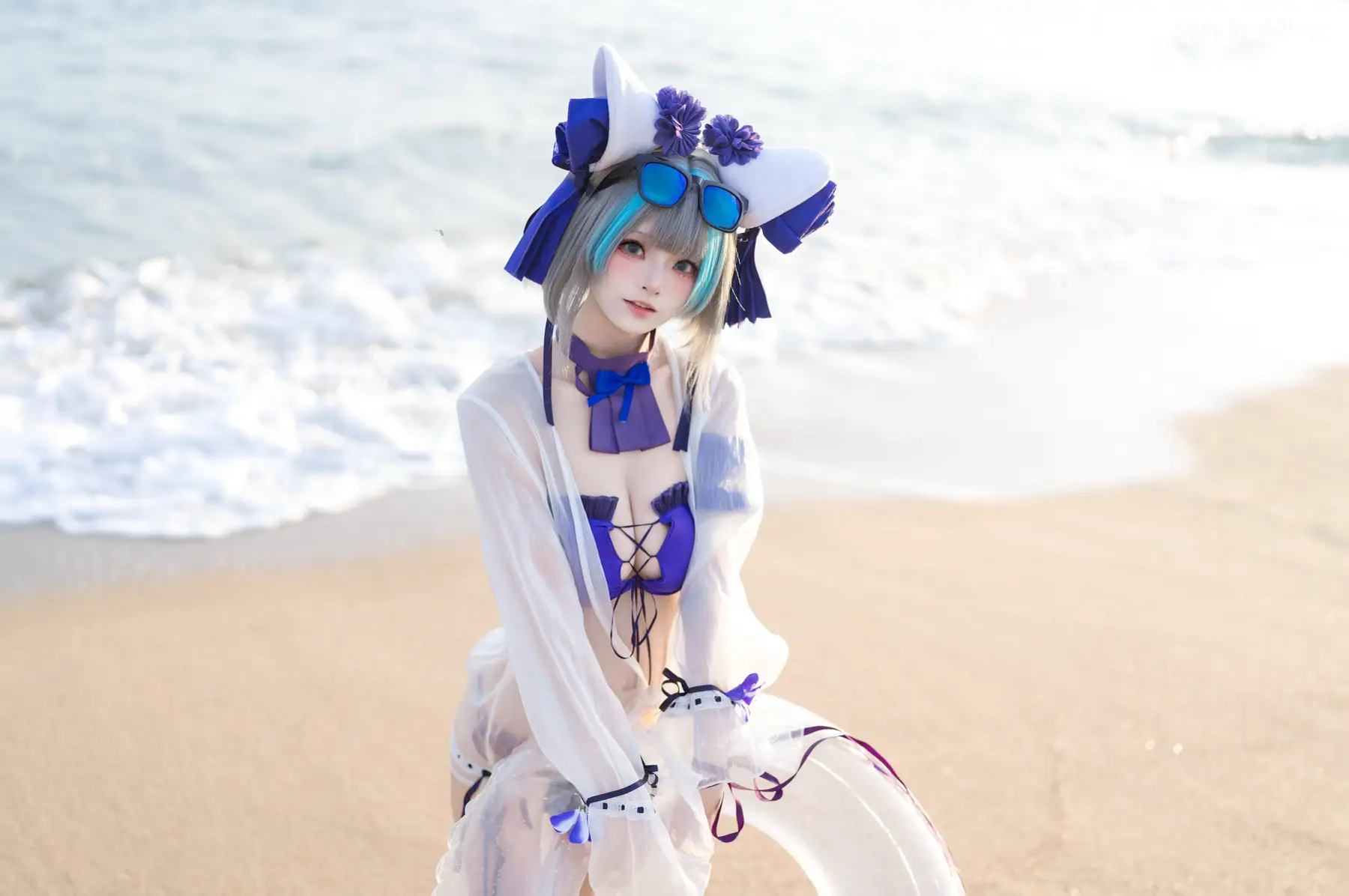 九柒喵 - 碧蓝航线 柴郡泳装(26P_62.1M) 九柒喵 - 碧蓝航线 柴郡泳装(26P_62.1M)_nb01.xyz_0012 图片4