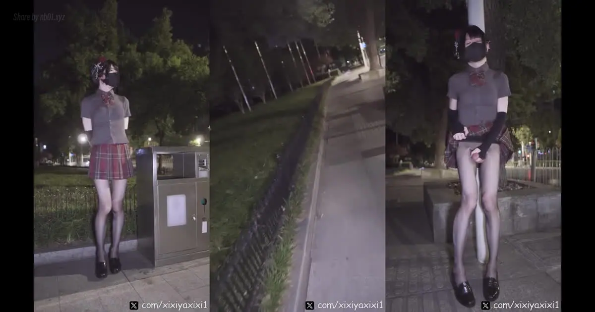 曦曦呀曦曦(@xixiyaxixi) - T033 [4K] 短衬衫JK裙人行道 short-sleeved shirt JK skirt sidewalk(8P+1V_972.3M) 曦曦呀曦曦(@xixiyaxixi) - T033 [4K...