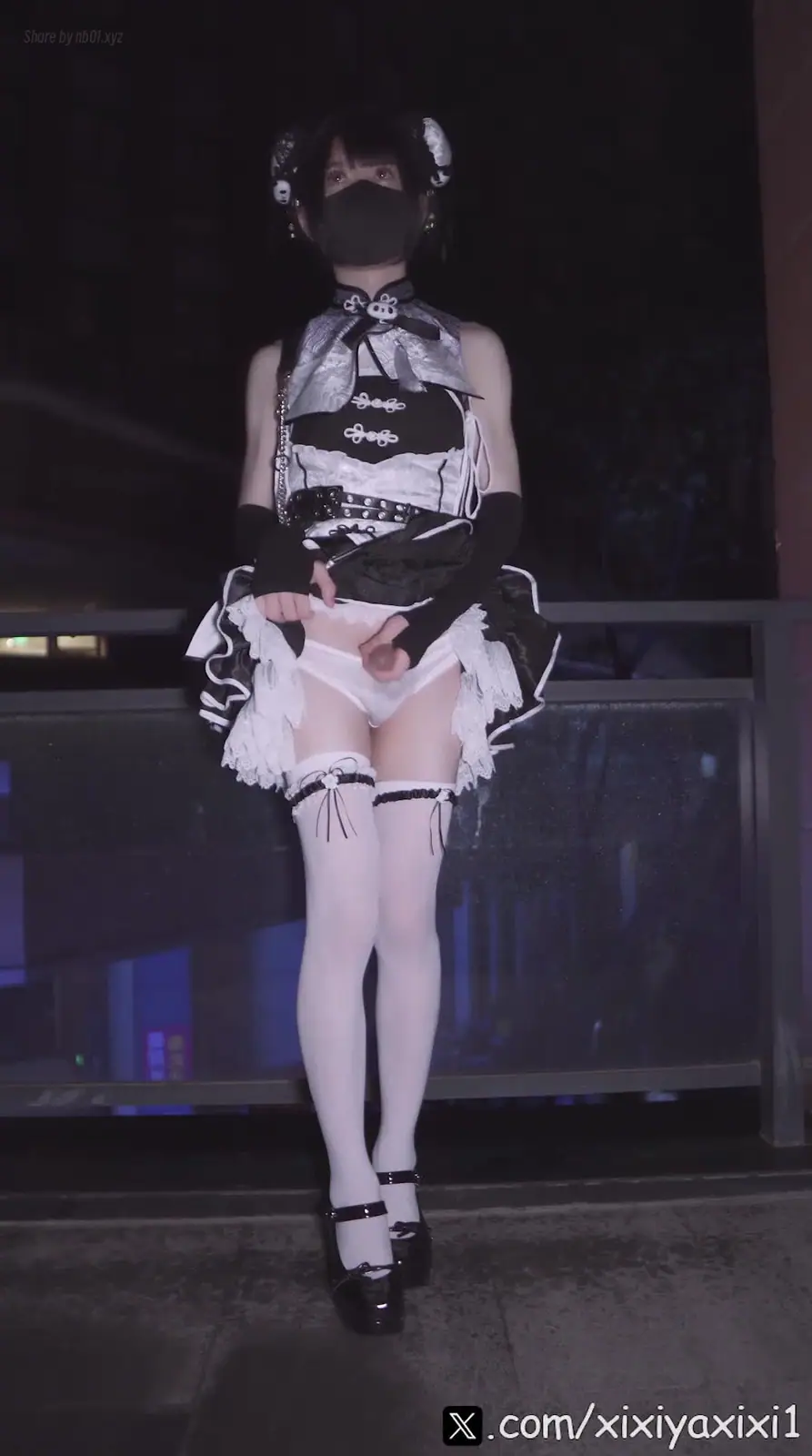 曦曦呀曦曦(@xixiyaxixi) - T029 [1080p] 中国风Lolita 户外天桥 combat maid dress outdoor(8P+1V_240.4M) 曦曦呀曦曦(@xixiyaxixi) - T029 [1080p]...