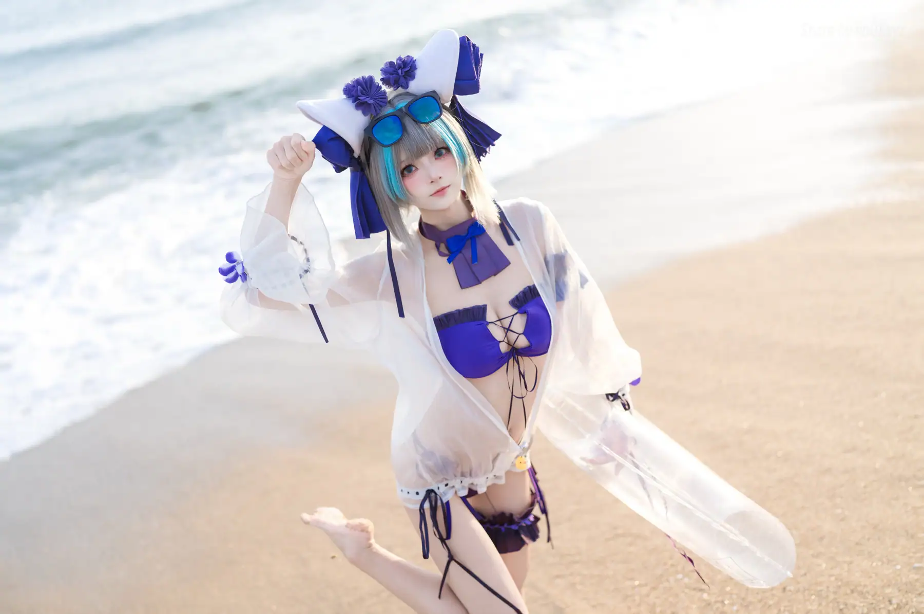 九柒喵 - 碧蓝航线 柴郡泳装(26P_62.1M) 九柒喵 - 碧蓝航线 柴郡泳装(26P_62.1M)_nb01.xyz_0020 图片6